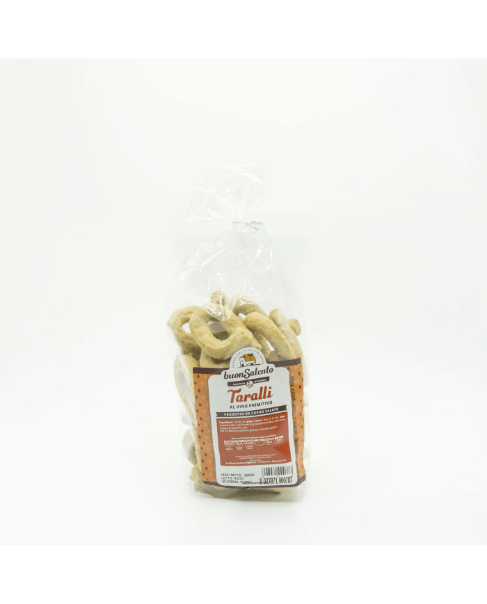 taralli al vino primitivo - 300gr