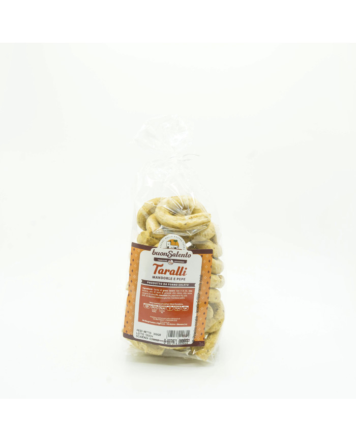 taralli mandorle e pepe - 300gr