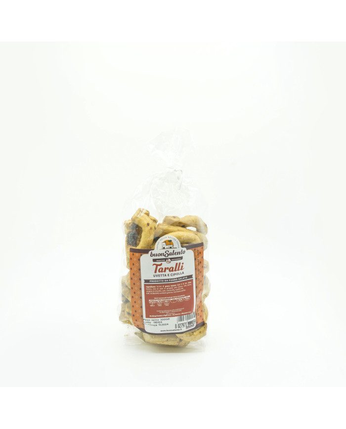 taralli uvetta e cipolla - 300gr