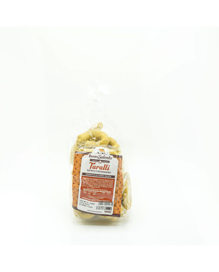 taralli patate e rosmarino - 300gr