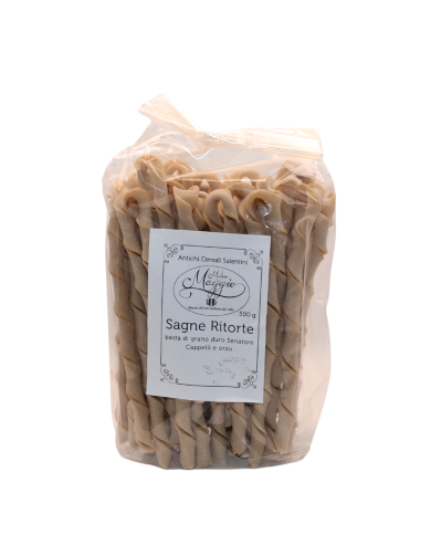 Senatore Cappelli Wheat and Barley Twisted Sagne Pasta