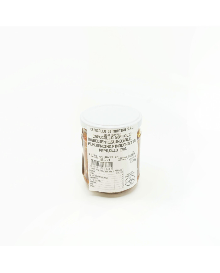 capocollo martinese sott olio