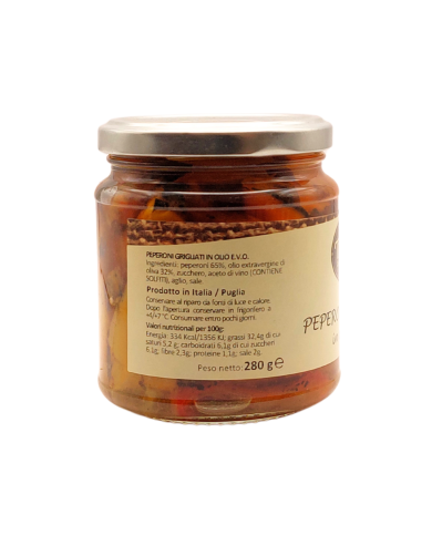 PEPERONI GRIGLIATI IN OLIO E.V.O.
