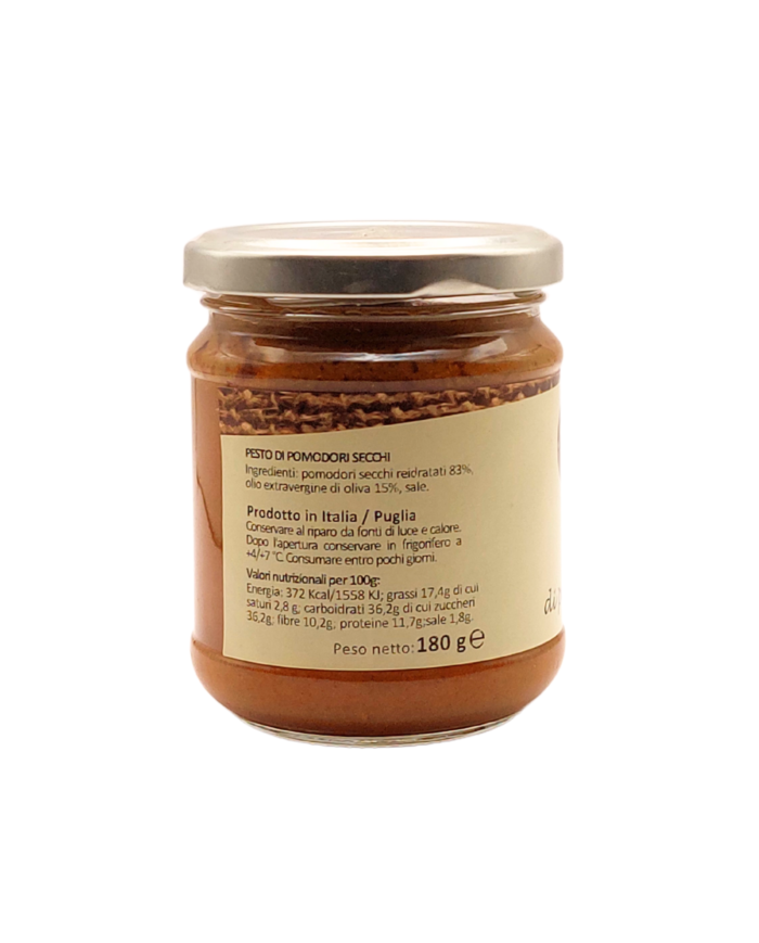 pesto di pomodori secchi - 180gr