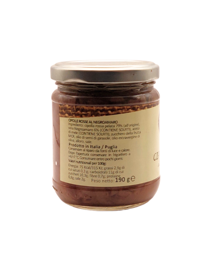 CIPOLLE ROSSE AL NEGROAMARO