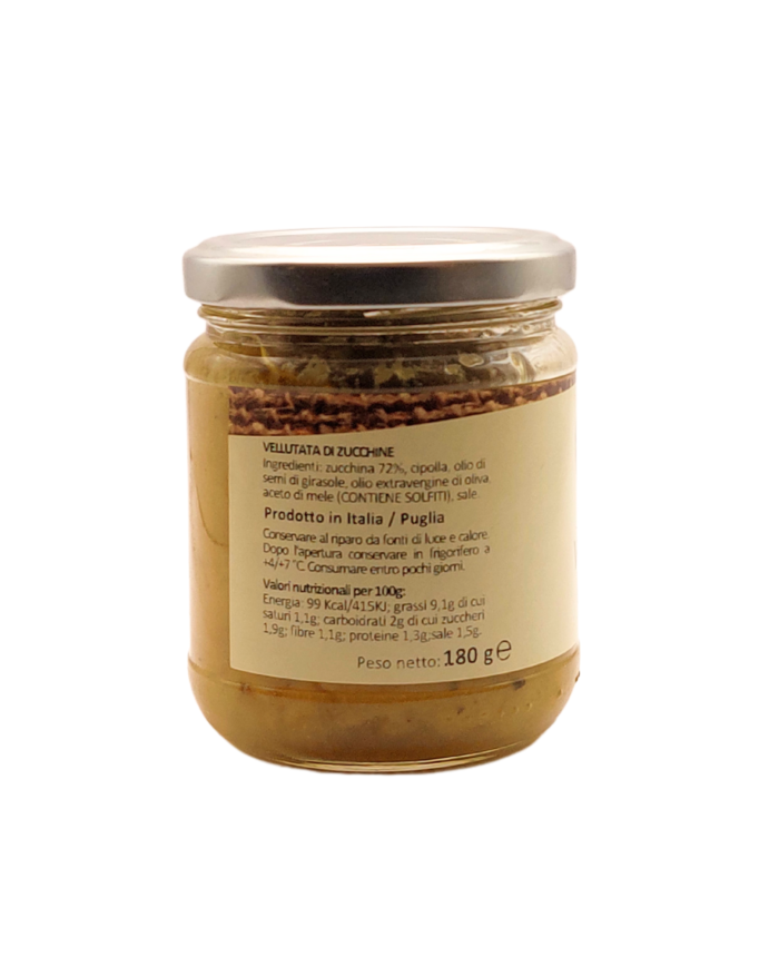 vellutata di zucchine - 180gr