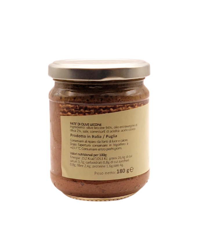 PATÈ DI OLIVE LECCINE