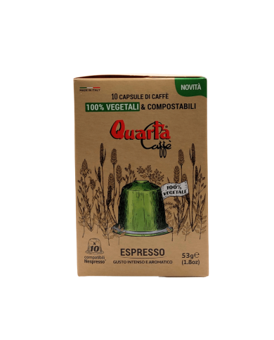 quarta caffe capsule compostabili