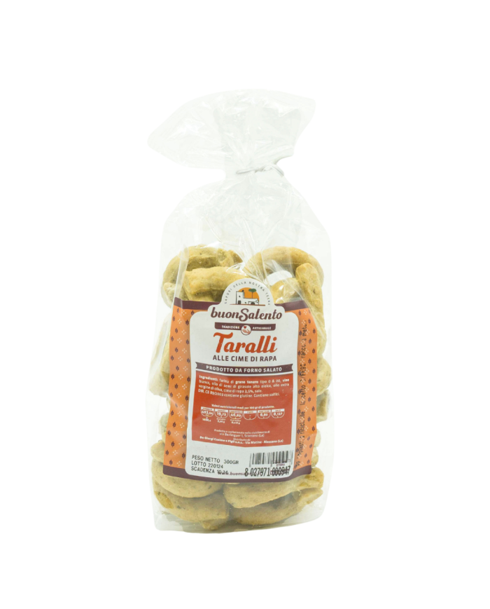 taralli alle cime di rapa - 300gr