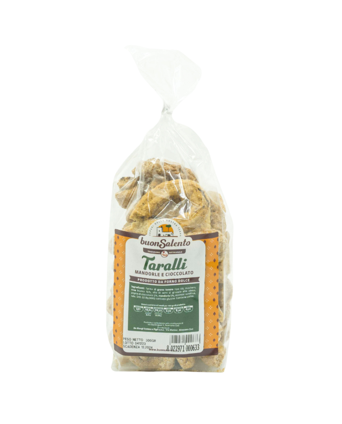 taralli mandorle e cioccolato
