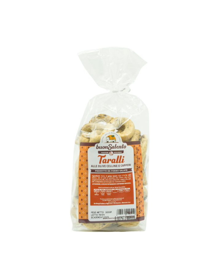 taralli olive celline e capperi