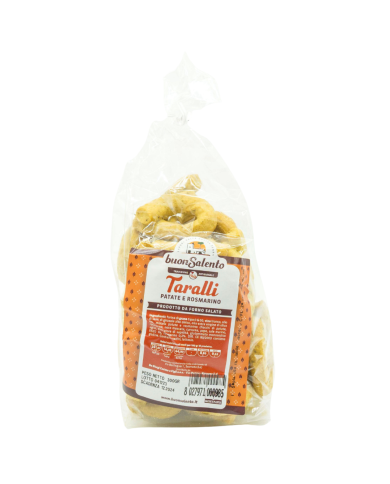 taralli patate e rosmarino - 300gr