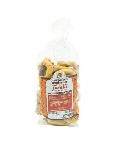 taralli uvetta e cipolla - 300gr