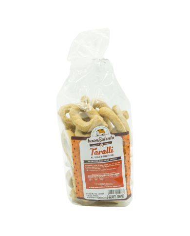 taralli al vino primitivo - 300gr