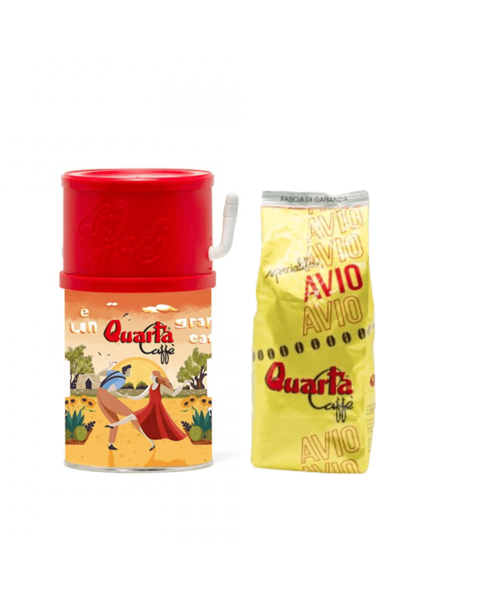 quarta caffe dosatore con miscela avio oro