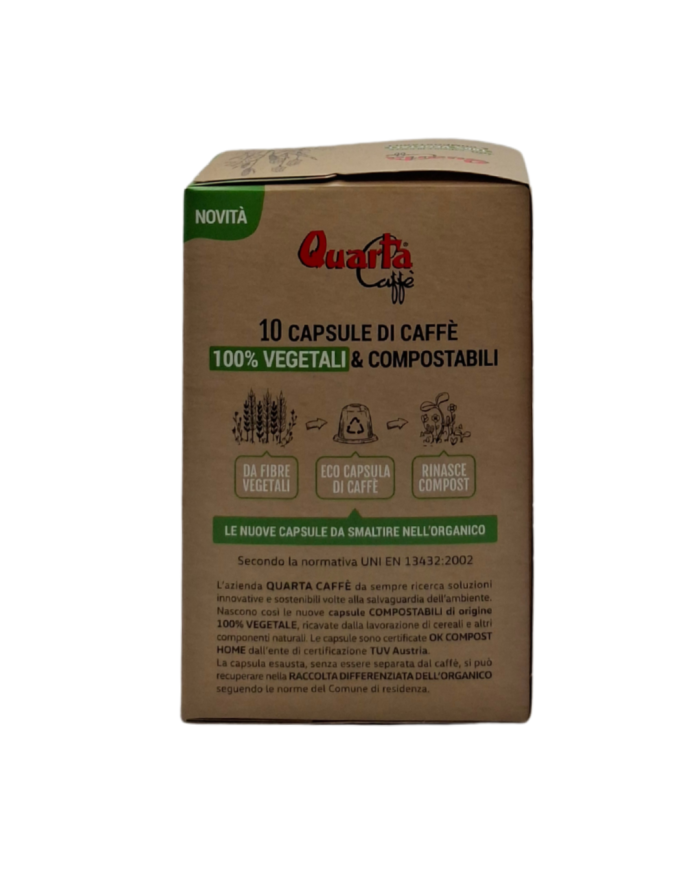 quarta caffe capsule compostabili