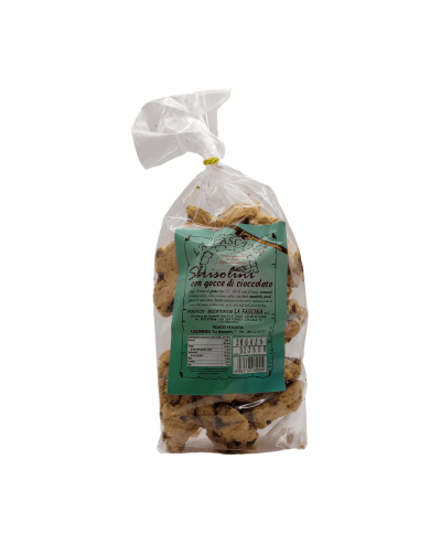 Sbrisolini Cookies with Chocolate Chips