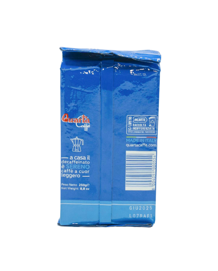 miscela sereno decaffeinato macinato - 250gr